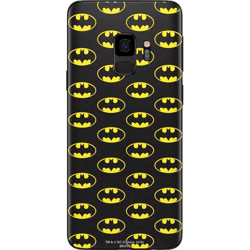 DC Comics Batman Logo Pattern Galaxy S9 Skin